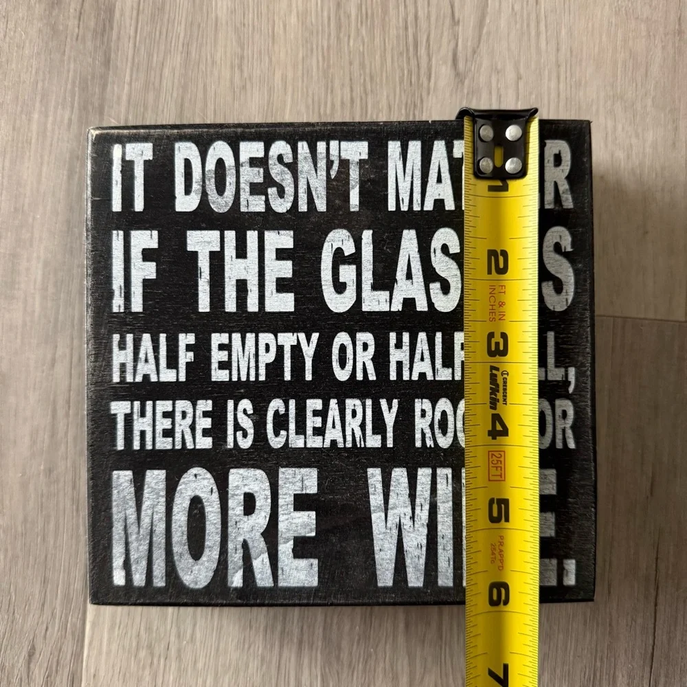 ❤️ Wine Quote Sign